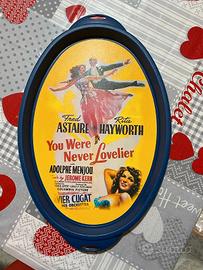 Vassoio Vintage  Cinema Fred Astaire-Rita Hayworth