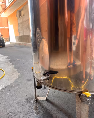 Botte per vino in acciaio inox