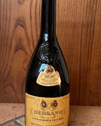 Vino da  collezione Bersano barolo vecchio 1964