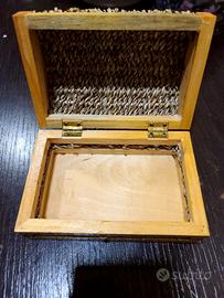 Scatola portaoggetti portagioie in legno