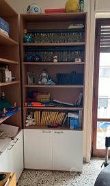 libreria 2 scaffali 