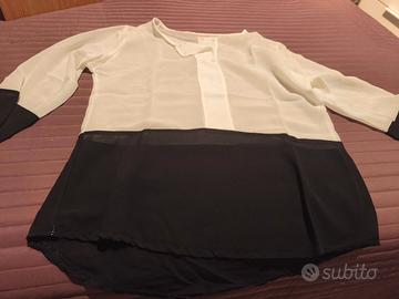 Camicia/blusa stile tunica, dal design minimalista