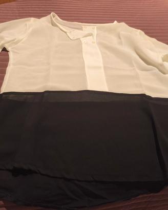 Camicia/blusa stile tunica, dal design minimalista