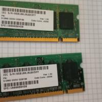 1 GB di RAM / 2 banchi da 512 MB