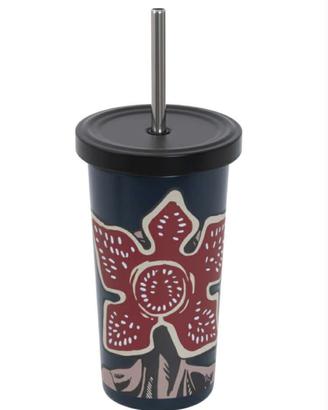 STRANGER THINGS Cinema Cup Bicchiere con cannuccia