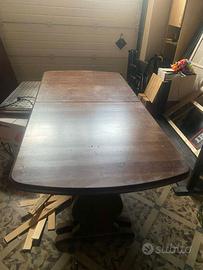 Tavolo massello allungabile