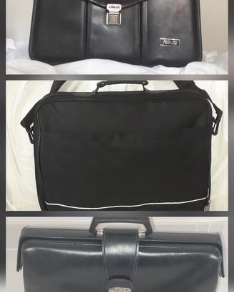 Tre borse porta pc e porta documenti