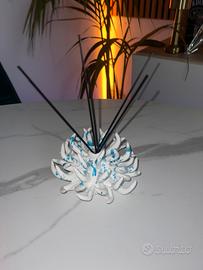 Profumiera forma di riccio in ceramica artigianale