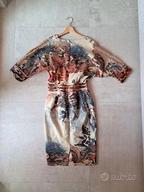 Vestito midi maniche corte Class Roberto Cavalli