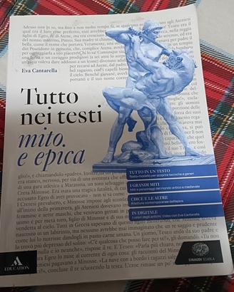 libro tutto nei testi mito e epica