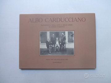 LIBRO POESIA ALBUM CARDUCCIANO ZANICHELLI.