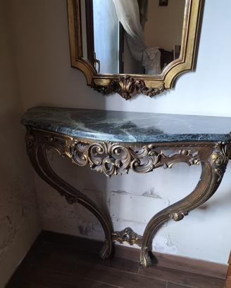 console e specchiera antichi