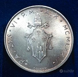 Vaticano, Paolo VI 500 lire argento 1972 Fdc