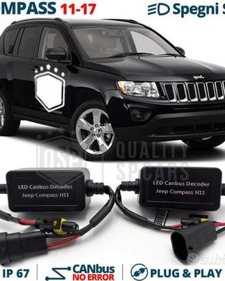 Spegni ERRORE Luci LED su JEEP COMPASS Filtri H11