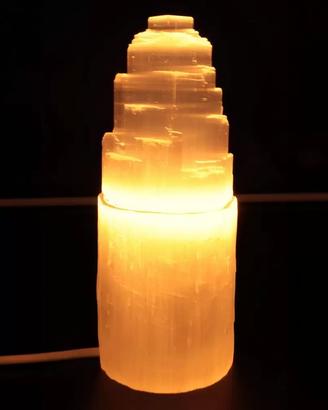 lampade di sale in selenite