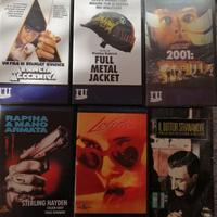 6 Vhs Kubrick. 2 sigillate. mai viste. 