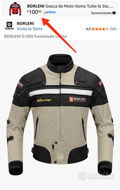 Giacca moto 4 stagioni Nuova Borleni