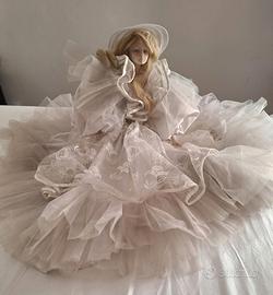 bambola di porcellana sposa