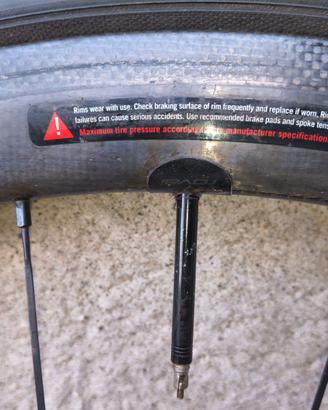 Vision ruote in carbonio bici da corsa tubolare 