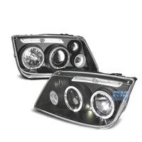 FARI PER VOLKSWAGEN VW BORA 98-05 ANGEL EYES FONDO