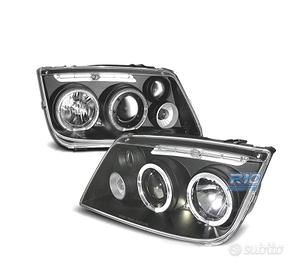 FARI PER VOLKSWAGEN VW BORA 98-05 ANGEL EYES FONDO