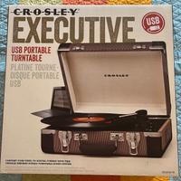 Giradischi a Valigetta Crosley con scatola