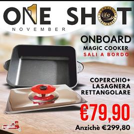 Magic Cooker  lasagnera più coperchio 