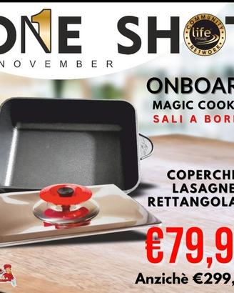 Magic Cooker  lasagnera più coperchio 