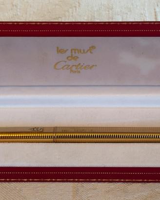 CARTIER Penna placcata in oro 18 Kt. TRINITY MUST