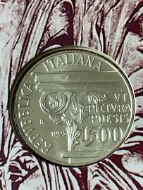 Moneta da 500 lire in argento