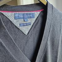 Maglione Cardigan TOMMY Nero Cotton Cashmere