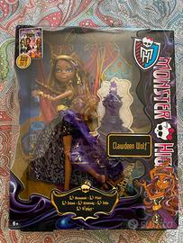 Clawdeen Wolf Monster High nuova mai aperta