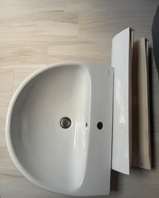Lavabo con colonna Geberit