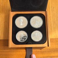 🥈 Set 4MoneteCommemorative Olimpiadi Montreal 1976