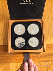 🥈 Set 4MoneteCommemorative Olimpiadi Montreal 1976