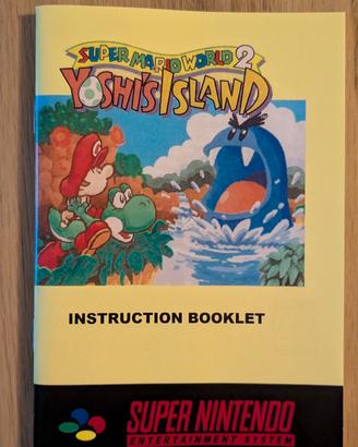 Yoshi s Island SNES manuale 