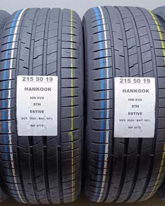 4 GOMME 215 50 19 HANKOOK 2024 RIF4772