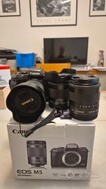 canon eos m5 ed obiettivi