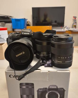 canon eos m5 ed obiettivi