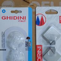 Ganci adesivi e a ventosa attaccapanni