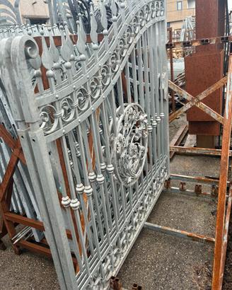 Cancello carraio in ferro battuto zincato a caldo