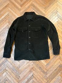 Fortela giacca camicia in velluto verde – L