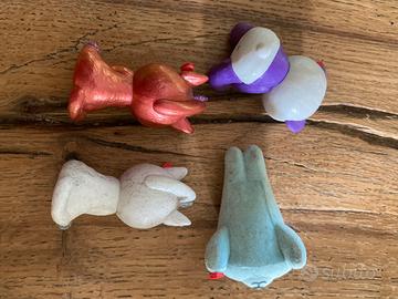 Personaggi Ty (1 foca, 2 unicorni, 1 panda)