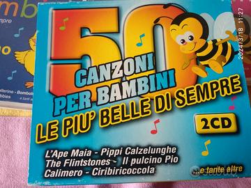 N. 2 CD canzoni per bambini
