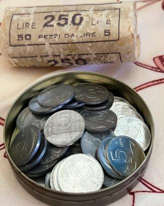 Moneta da 5 lire del 1979
