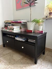 Mobiletto tv legno Ikea linea Hemnes