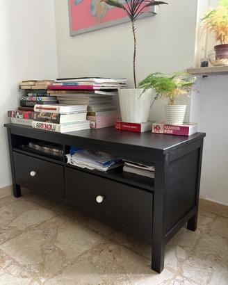 Mobiletto tv legno Ikea linea Hemnes