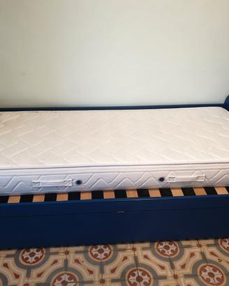 Letto singolo Colombini blu