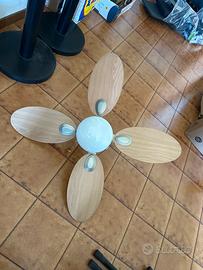 Lampadario ventilatore design dimmerabile