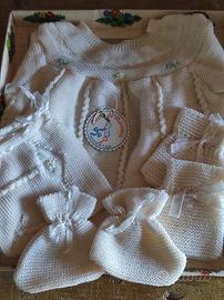 SET VESTITO NEONATO ANNI 70